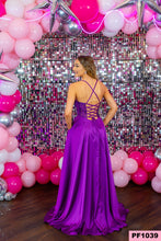 Load image into Gallery viewer, 1039 Purple  Prom Dress
