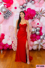 Load image into Gallery viewer, 1056 Red Prom Dress
