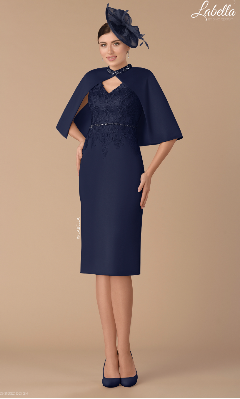 3067 Navy Dress Set