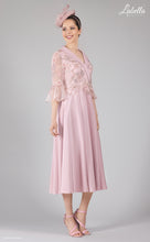 Load image into Gallery viewer, 3159 Crepe Rose Pink Dress
