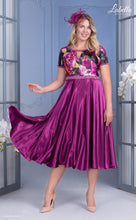 Load image into Gallery viewer, 31938 Satin Tea-Length Dress
