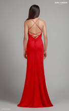 Load image into Gallery viewer, 4127S Red Stretch Jersey Dress
