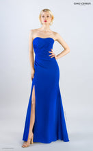 Load image into Gallery viewer, 4154 Crepe Red Blue Dress
