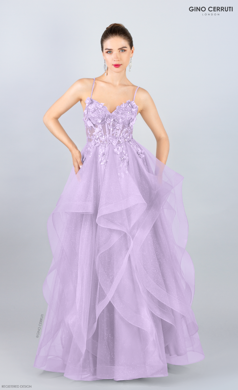 6473 Lilac Princess Dress