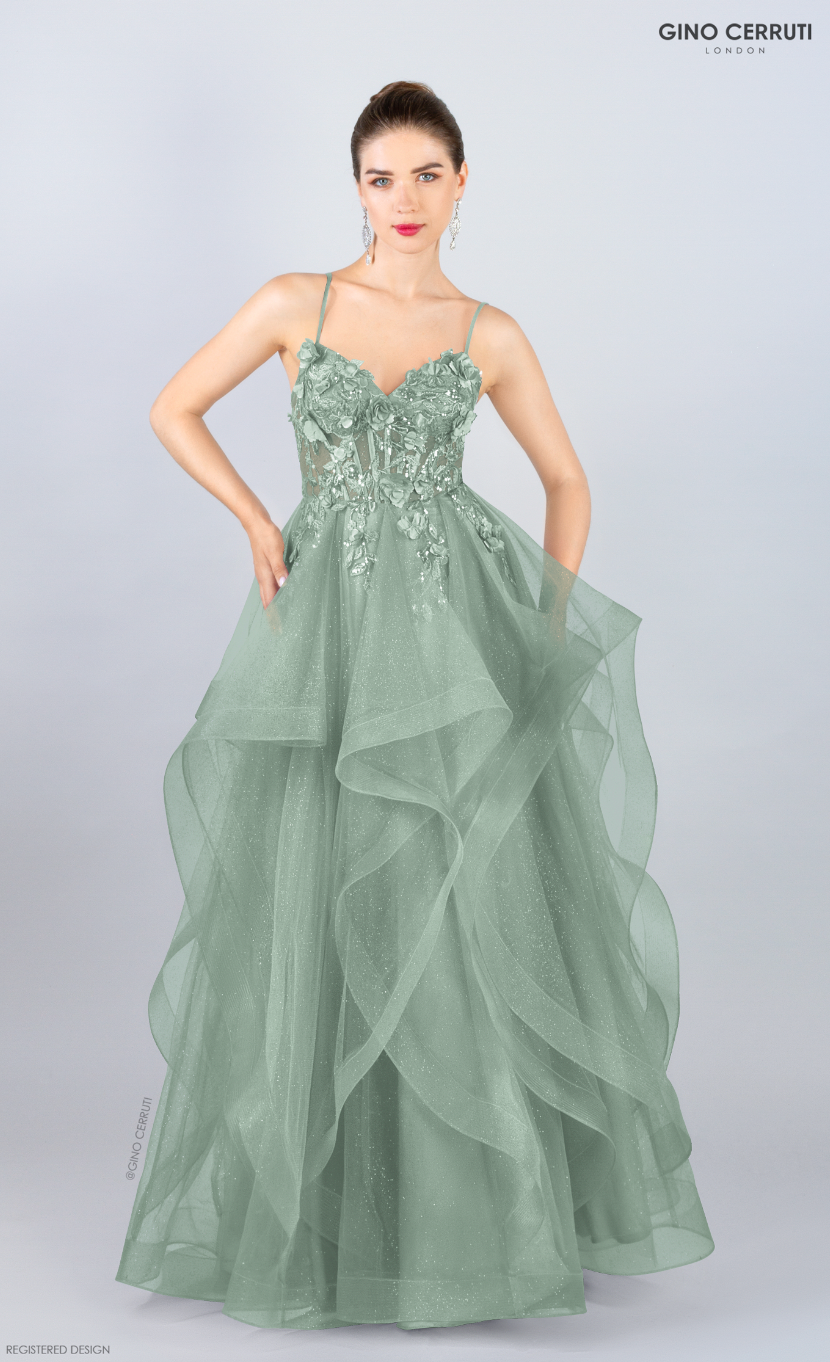 6473 Mint Princess Dress