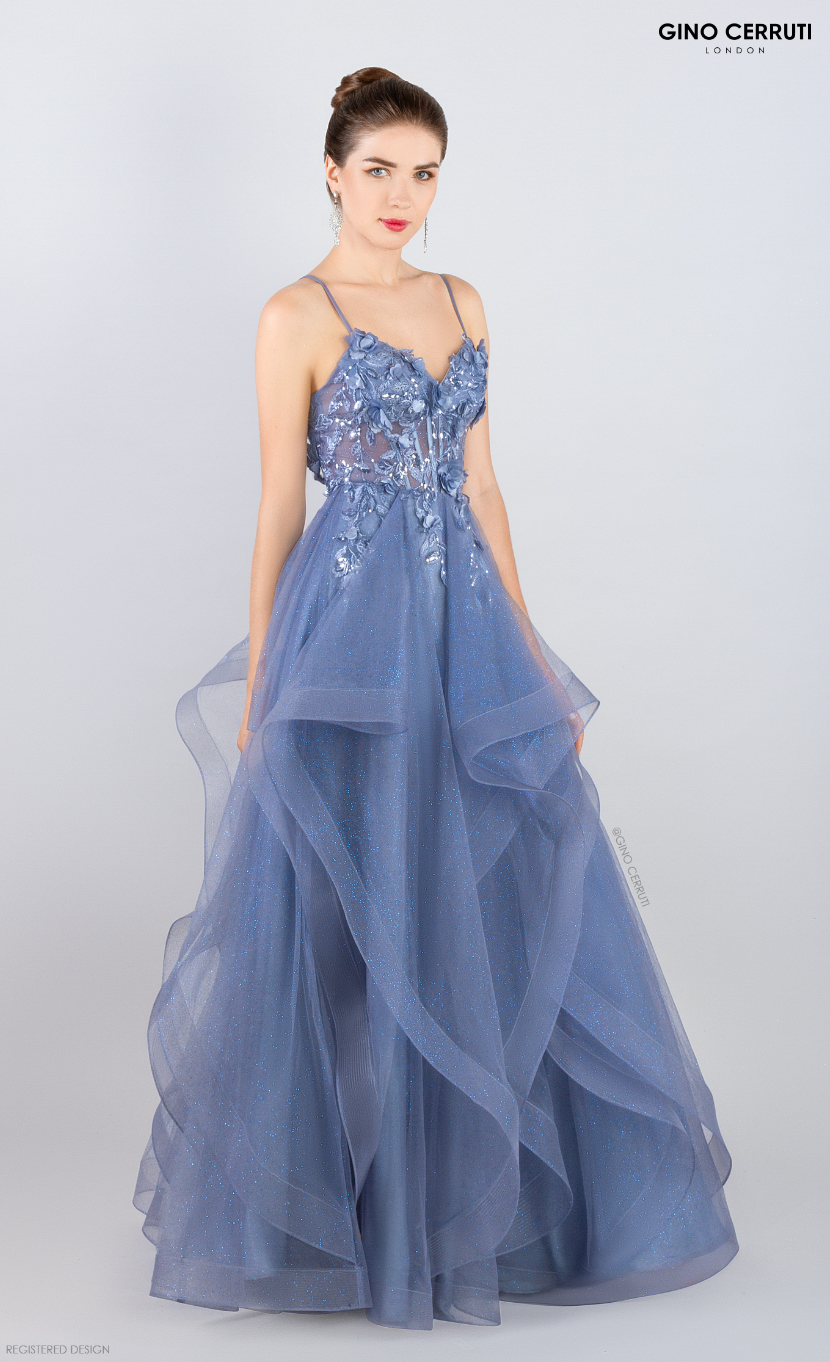 6473 Blue Princess Dress