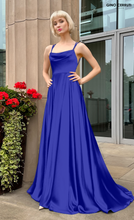 Load image into Gallery viewer, 414L Royal Satin Dress
