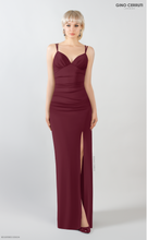 Load image into Gallery viewer, 7325 Jersey Deep Red Dress
