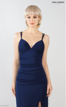 Load image into Gallery viewer, 7325 Jersey Navy Dress
