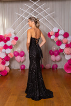 Load image into Gallery viewer, 9932 Black Prom Dress
