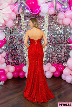 Load image into Gallery viewer, 9932 Red Prom Dress
