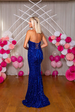 Load image into Gallery viewer, 9932 Sequin Strapless Dress
