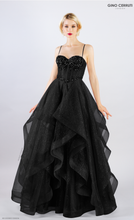 Load image into Gallery viewer, 7318 Black Princess Dress
