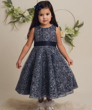 Load image into Gallery viewer, Clio Navy Junior Prom Dress
