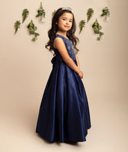 Load image into Gallery viewer, Eden Navy Junior Prom Dress
