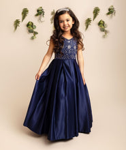 Load image into Gallery viewer, Eden Navy Junior Prom Dress
