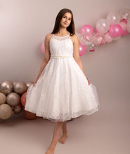 Load image into Gallery viewer, Gia Ivory Junior Prom Dress
