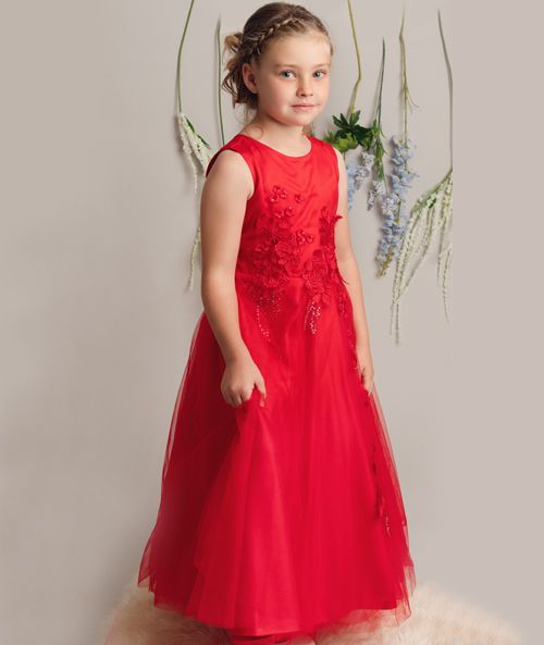 Lucky Red Junior Prom Dress