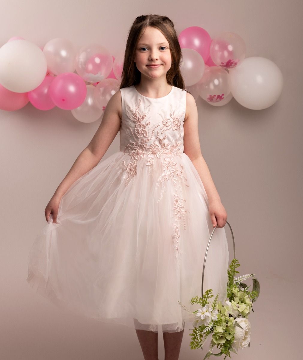 Nyra Blush Pink Prom Dress