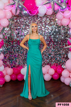 Load image into Gallery viewer, 1058 Jade Prom Dress
