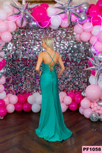 Load image into Gallery viewer, 1058 Jade Prom Dress
