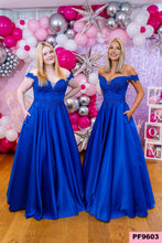 Load image into Gallery viewer, 9603 Blue Prom Dress
