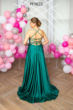 Load image into Gallery viewer, 9833 Green Prom Dress
