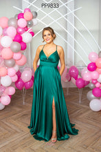 Load image into Gallery viewer, 9833 Green Prom Dress
