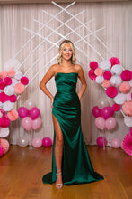 Load image into Gallery viewer, 9909 Satin Strapless Dress
