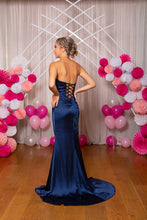 Load image into Gallery viewer, 9909 Navy Prom Dress
