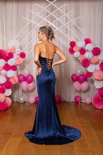 Load image into Gallery viewer, 9909 Satin Strapless Dress
