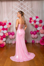 Load image into Gallery viewer, 9914 Pink Prom Dress
