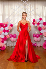 Load image into Gallery viewer, 9948 Red Prom Dress
