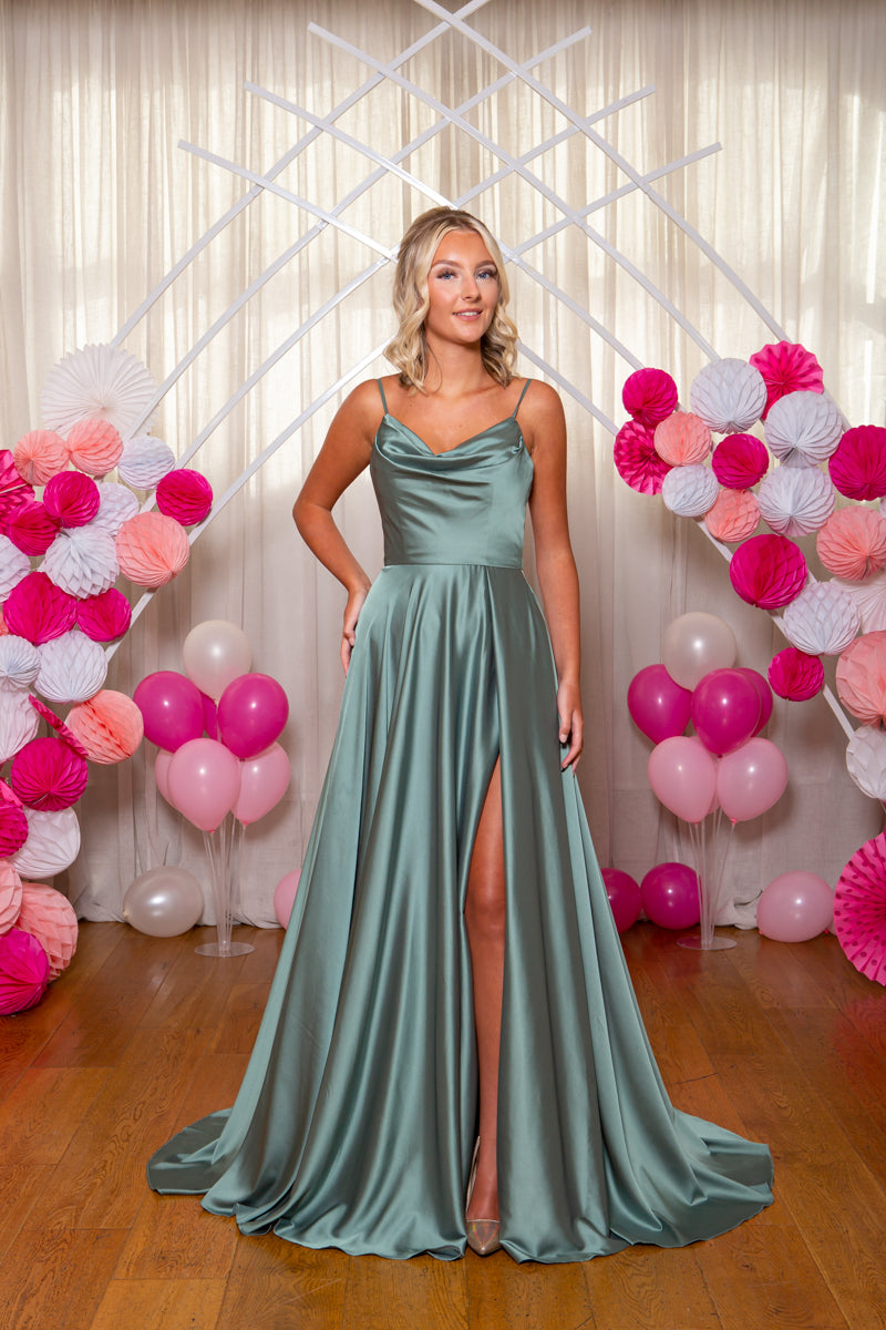 9948 Sage Prom Dress