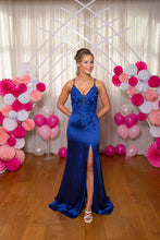 Load image into Gallery viewer, 9959 Orange Prom Dress
