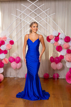 Load image into Gallery viewer, 9951 Blue Prom Dress
