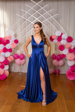 Load image into Gallery viewer, 9952 Blue Prom Dress
