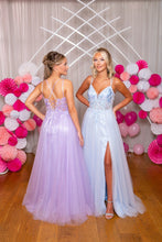 Load image into Gallery viewer, 9958 Blue Prom Dress
