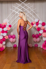 Load image into Gallery viewer, 9961 Purple Prom Dress
