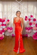 Load image into Gallery viewer, 9959 Orange Prom Dress
