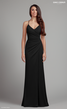 Load image into Gallery viewer, 4127S Black Stretch Jersey Dress
