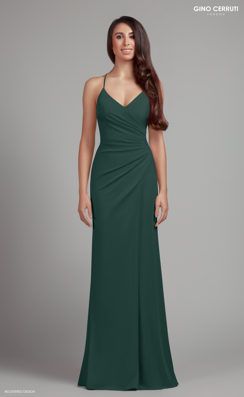 4127S Green Stretch Jersey Dress