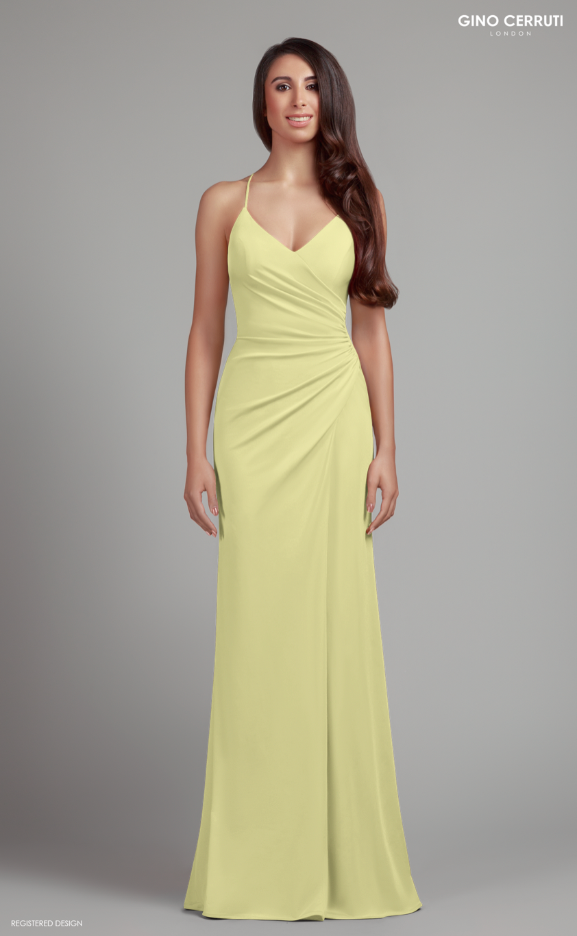 4127S Lemon Stretch Jersey Dress